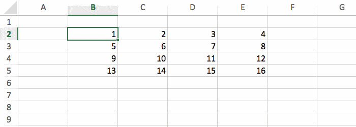 keyboard shortcut to select single cell in excel