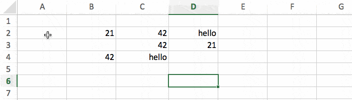 an example of counta function in excel